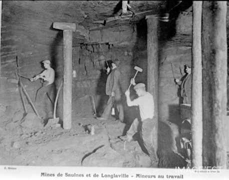 Mineurs au travail (Saulnes)